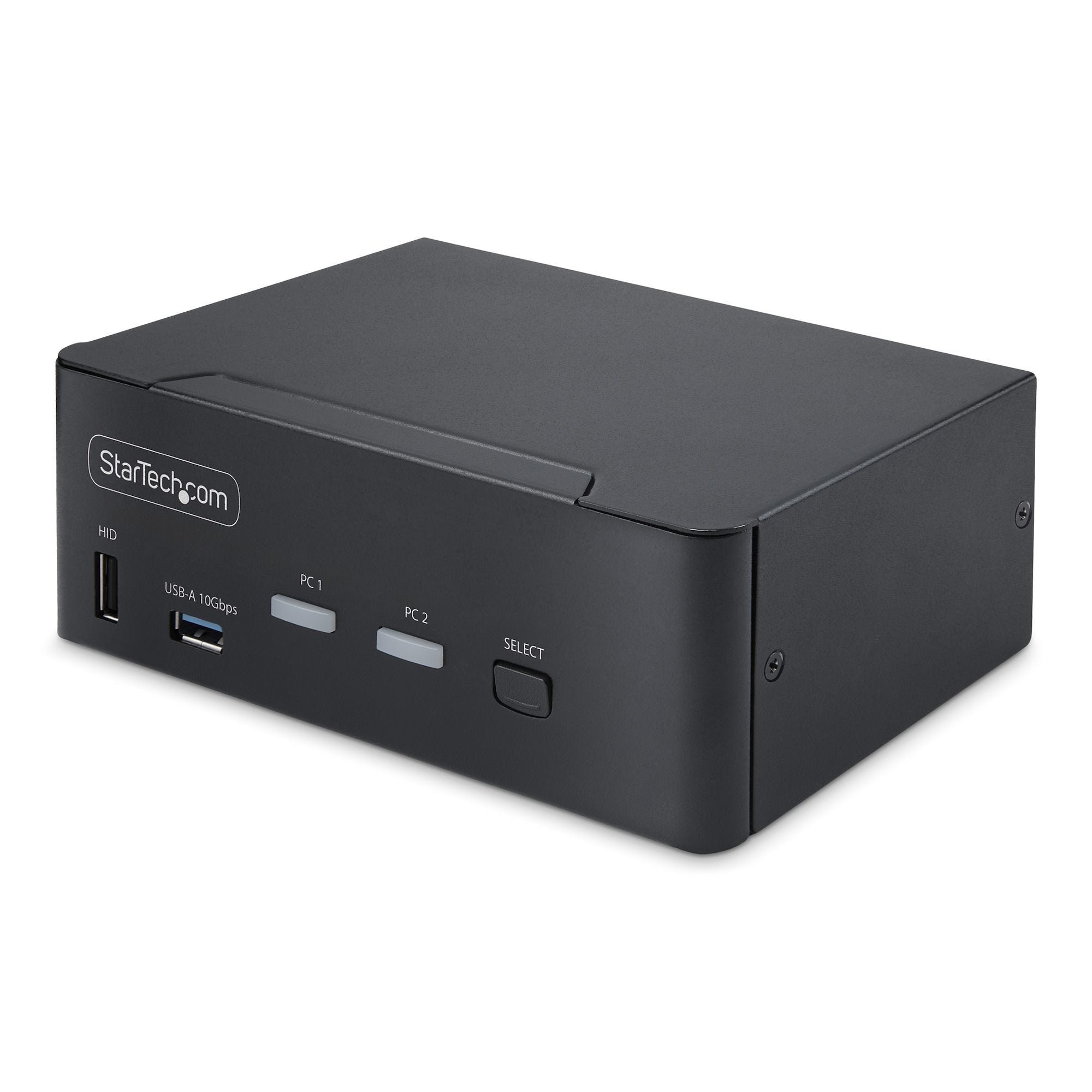 StarTech.com Switch KVM DisplayPort 2 Ports, 8K 60Hz / 4K 144Hz, DP 1.4 - Commutateur écran-clavier-souris/audio/USB - 2 x KVM / audio / USB - 1 utilisateur local - de bureau - Conformité TAA
