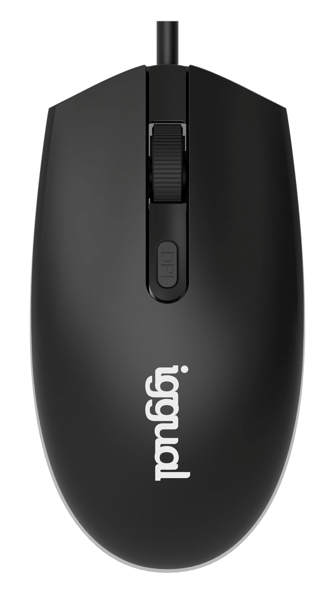 Souris iggual IGG317624 Blanc Noir
