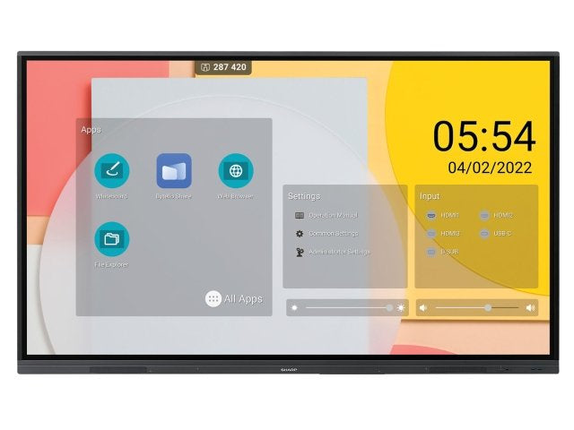 Sharp PN-L752B - Classe de diagonale 75" L2B Series écran LCD rétro-éclairé par LED - signalisation numérique - avec écran tactile (multi-touches) - 4K UHD (2160p) 3840 x 2160 - Direct LED