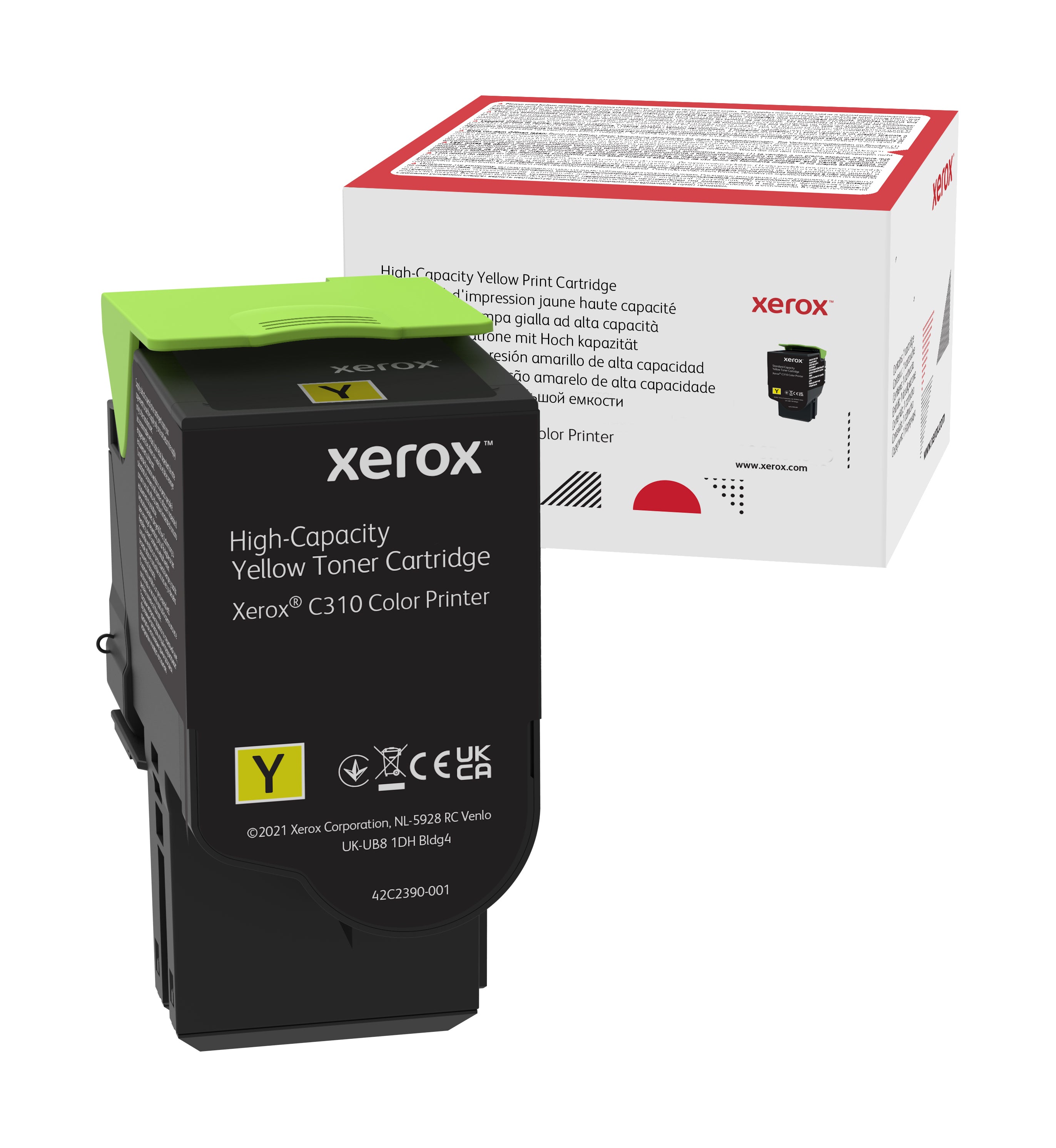 Xerox - Haute capacité - jaune - original - cartouche de toner - pour Xerox C310/DNI, C310/DNIM, C310V_DNI, C310V_DNIUK, C315/DNI, C315V_DNI, C315V_DNIUK