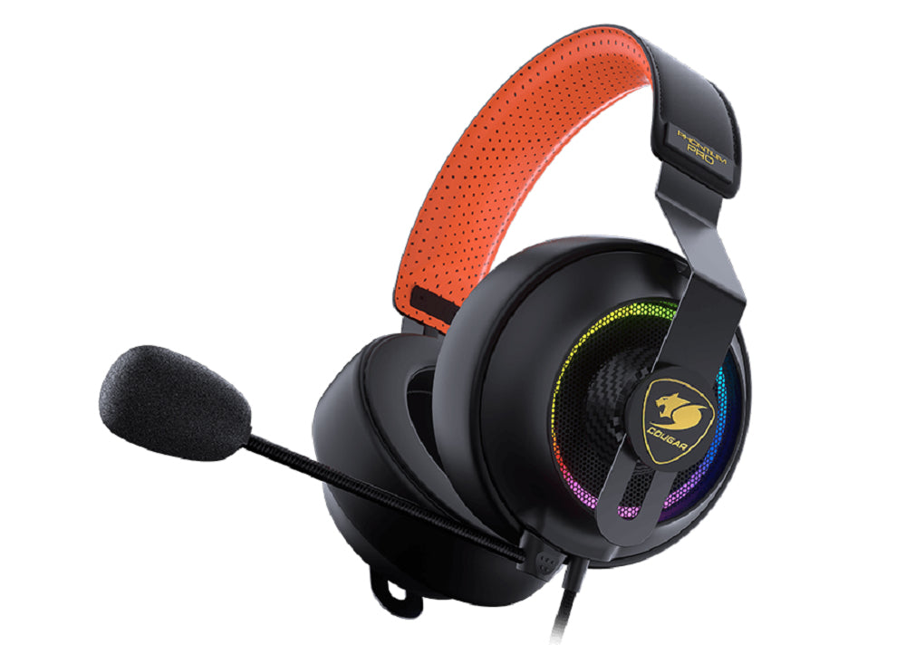 Casque Gamer filaire Cougar Phontum Pro Prix RGB (Noir)