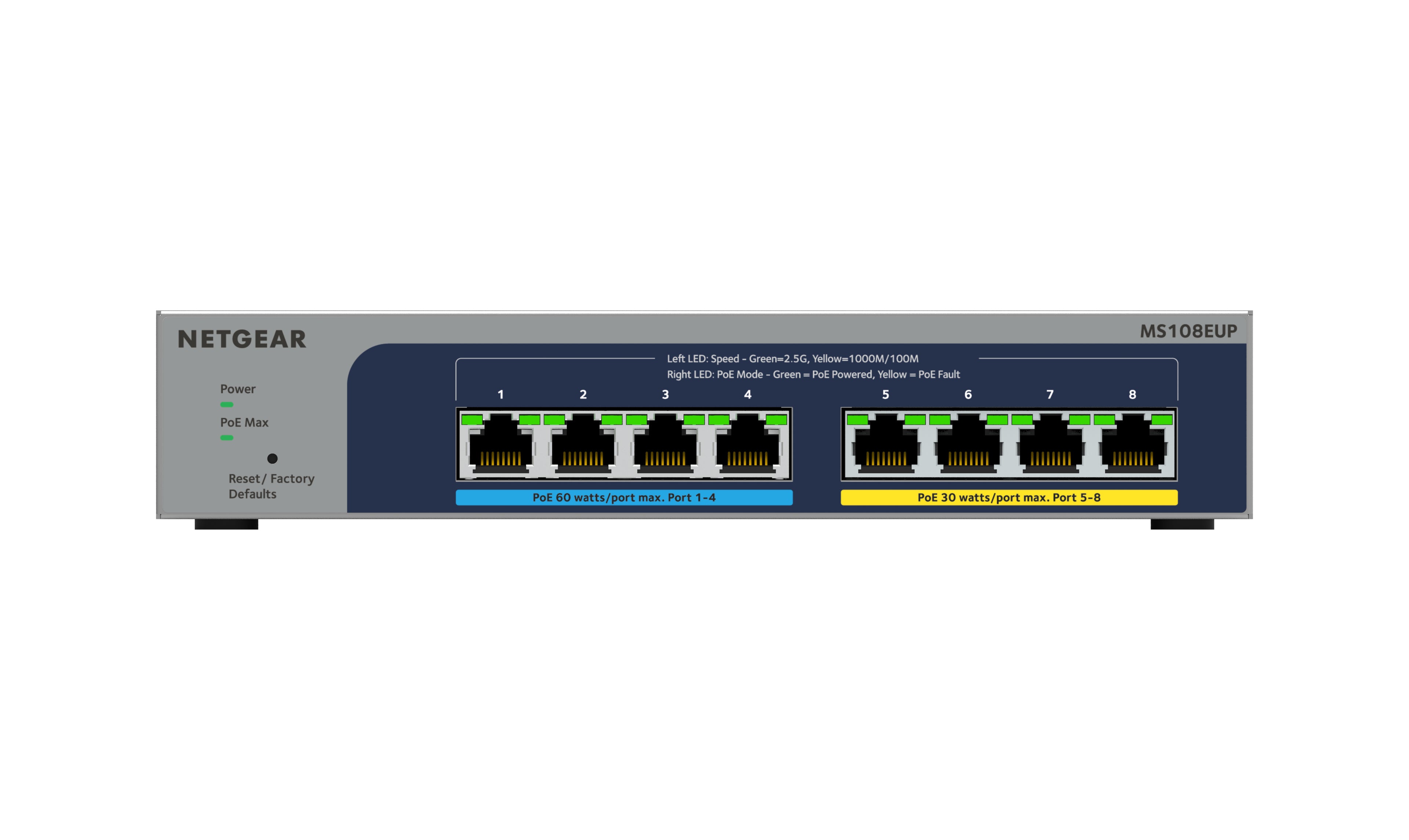 Switch Netgear MS108EUP-100EUS