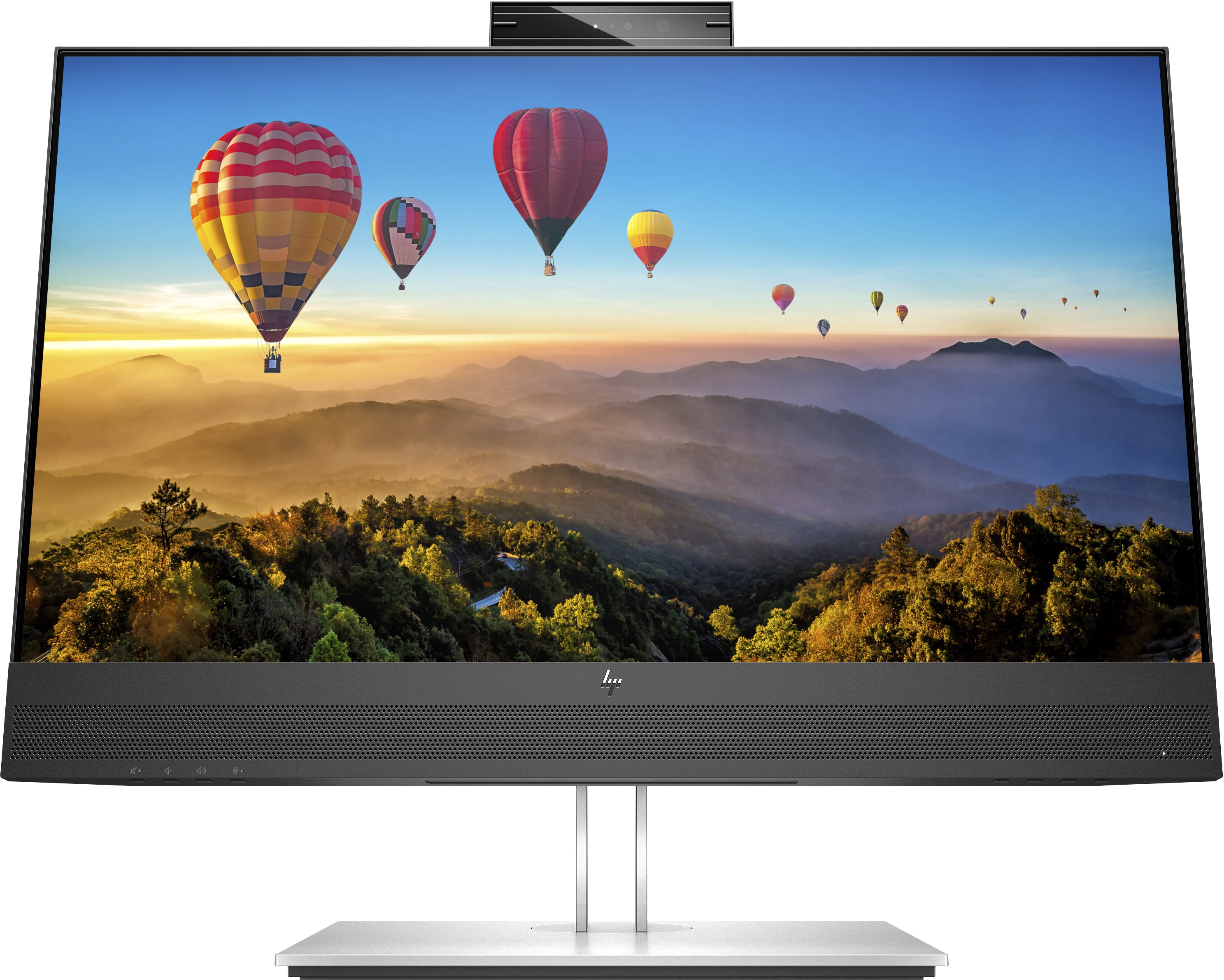 HP E24m G4 Conferencing - E-Series - écran LED - 23.8" (24" visualisable) - 1920 x 1080 Full HD (1080p) @ 75 Hz - IPS - 300 cd/m² - 1000:1 - 5 ms - HDMI, DisplayPort, USB-C - haut-parleurs - argent (support), tête noire