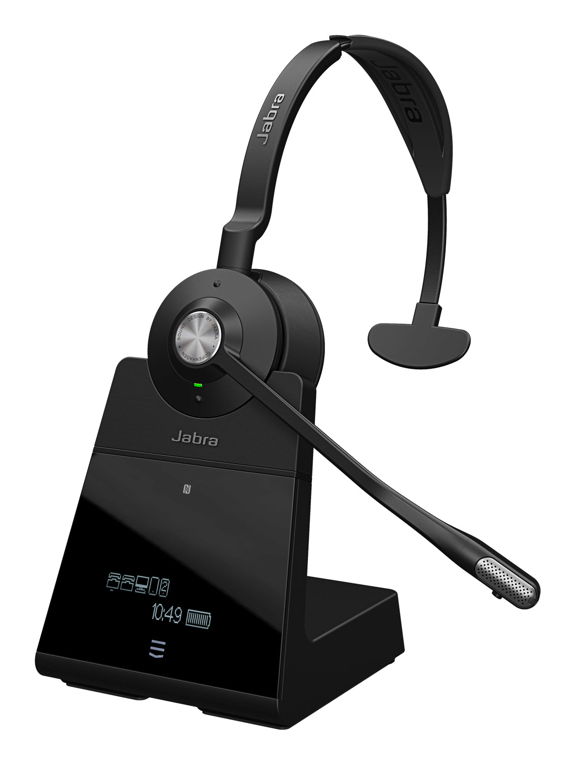 Jabra Engage 75 SE Mono - Micro-casque - sur-oreille - DECT / Bluetooth - sans fil - NFC* - certifié Zoom, Certifié Google Meet, Certifié Amazon Chime, certifié pour Microsoft Teams Open Office, Works With Chromebook Certified, certifié UC