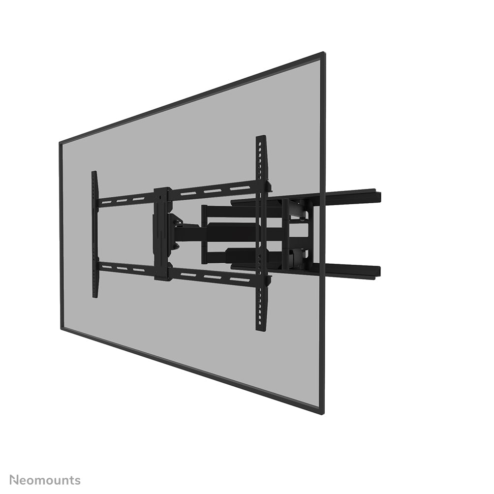 Neomounts WL40-550BL18 - Kit de montage (support mural) - pleine action - pour TV - noir - Taille d'écran : 43"-75"