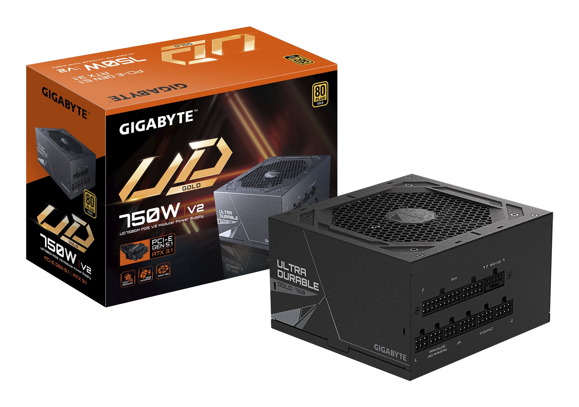 Bloc d’Alimentation Gigabyte GP-UD750GM PG5 V2 750 W 80 Plus Gold
