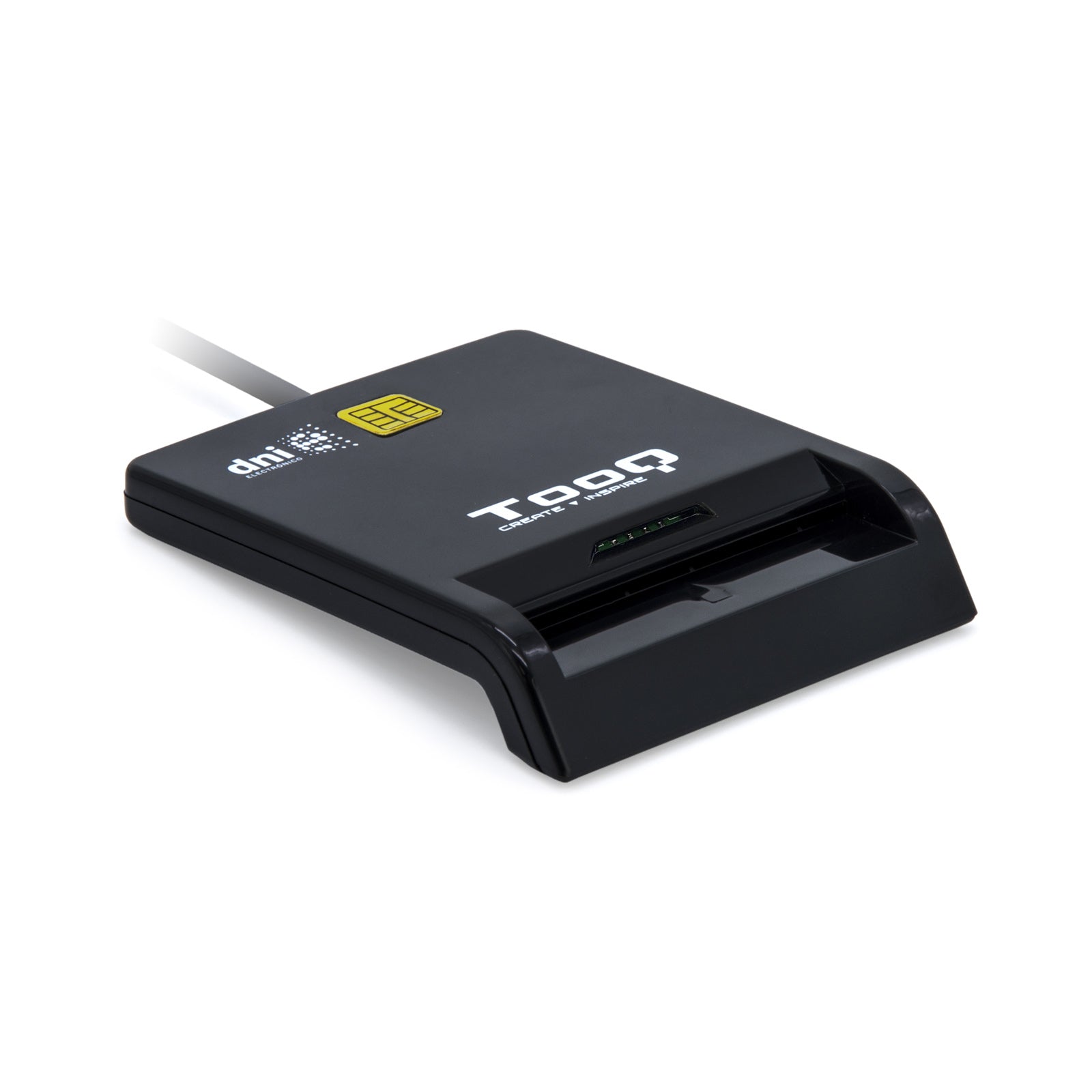 Lecteur de Cartes à puce TooQ TQR-211B USB-C 2.0