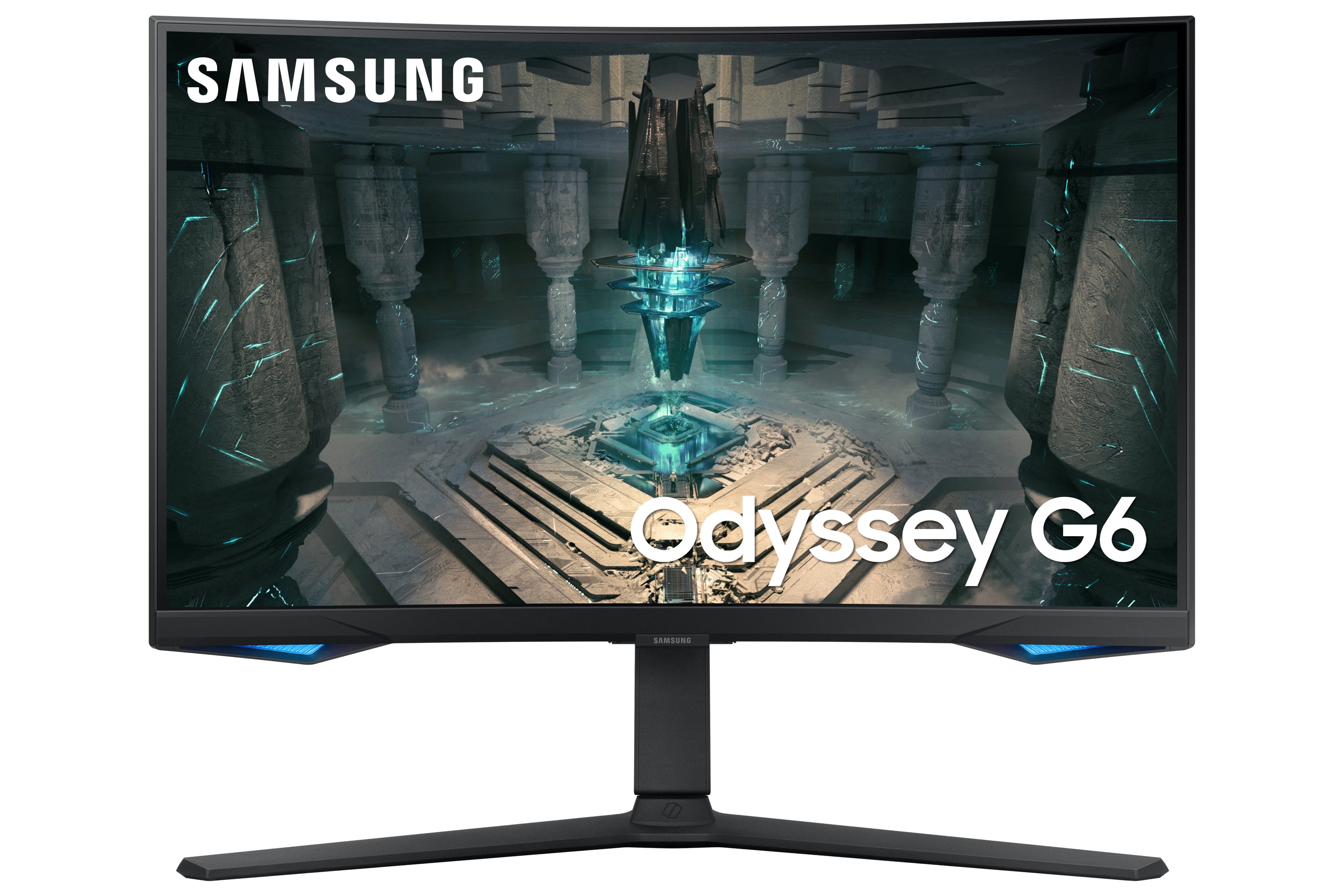 Samsung Odyssey G6 S27BG650EU - G65B Series - écran LCD - Intelligent - jeux - incurvé - 27" - 2560 x 1440 QHD @ 240 Hz - VA - 350 cd/m² - 2500:1 - DisplayHDR 600 - 1 ms - 2xHDMI, DisplayPort - haut-parleurs - noir