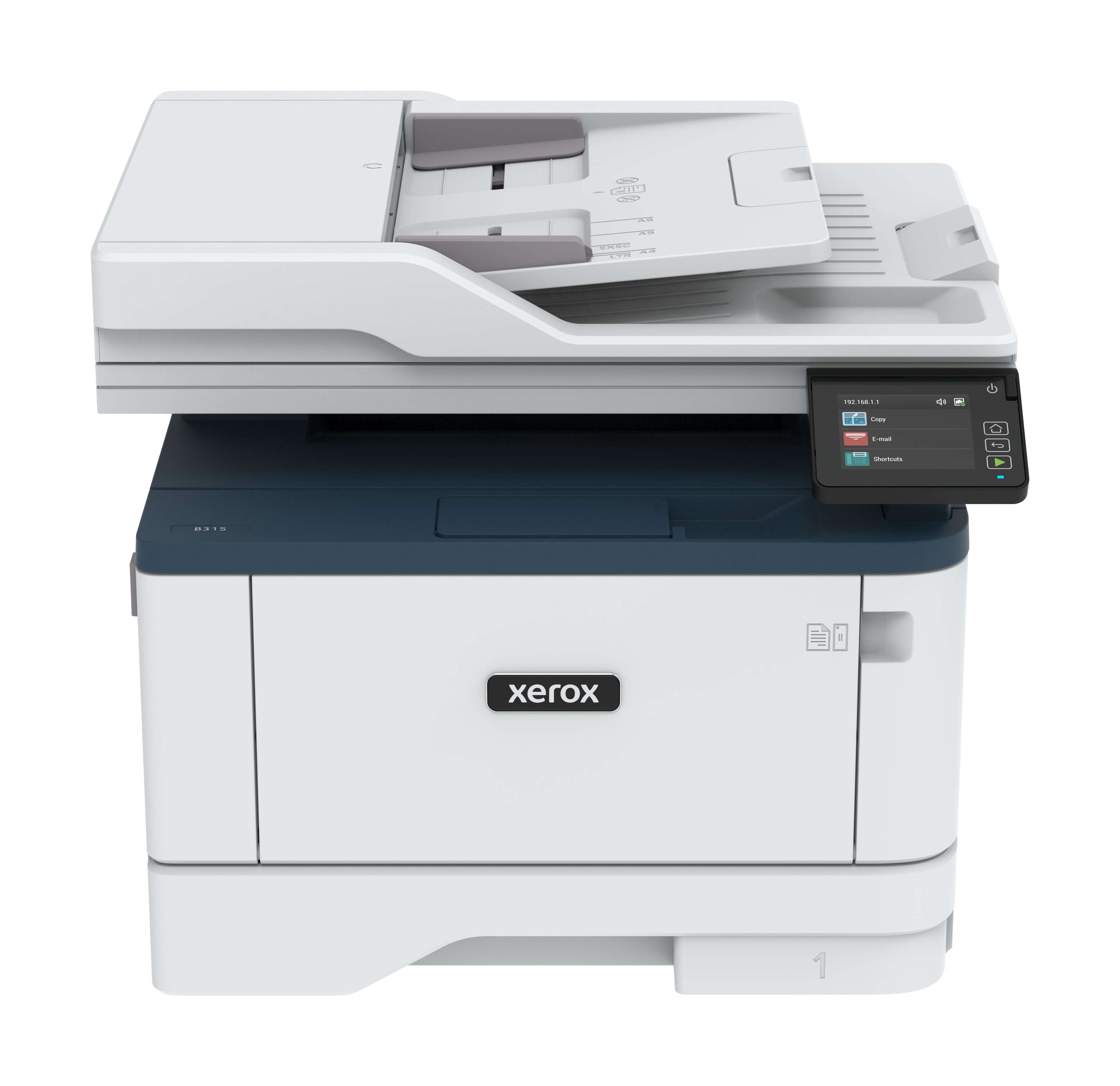 Xerox B315V_DNI - Imprimante multifonctions - Noir et blanc - laser - Legal (216 x 356 mm) (original) - A4/Legal (support) - jusqu'à 39 ppm (copie) - jusqu'à 40 ppm (impression) - 350 feuilles - 33.6 Kbits/s - USB 2.0, LAN, Wi-Fi(n), hôte USB 2.0 - progra