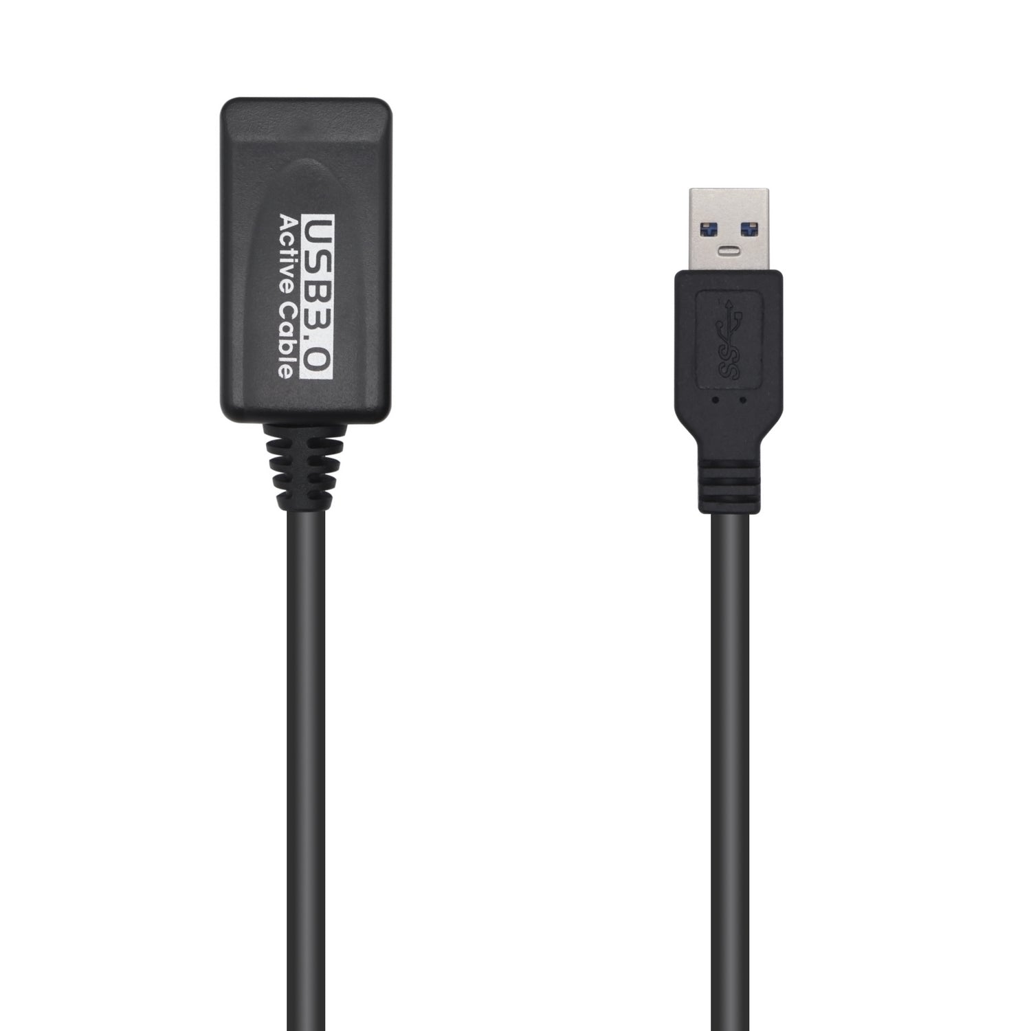 Câble Rallonge à USB Aisens A105-0525 Noir 5 m (1 Unité)