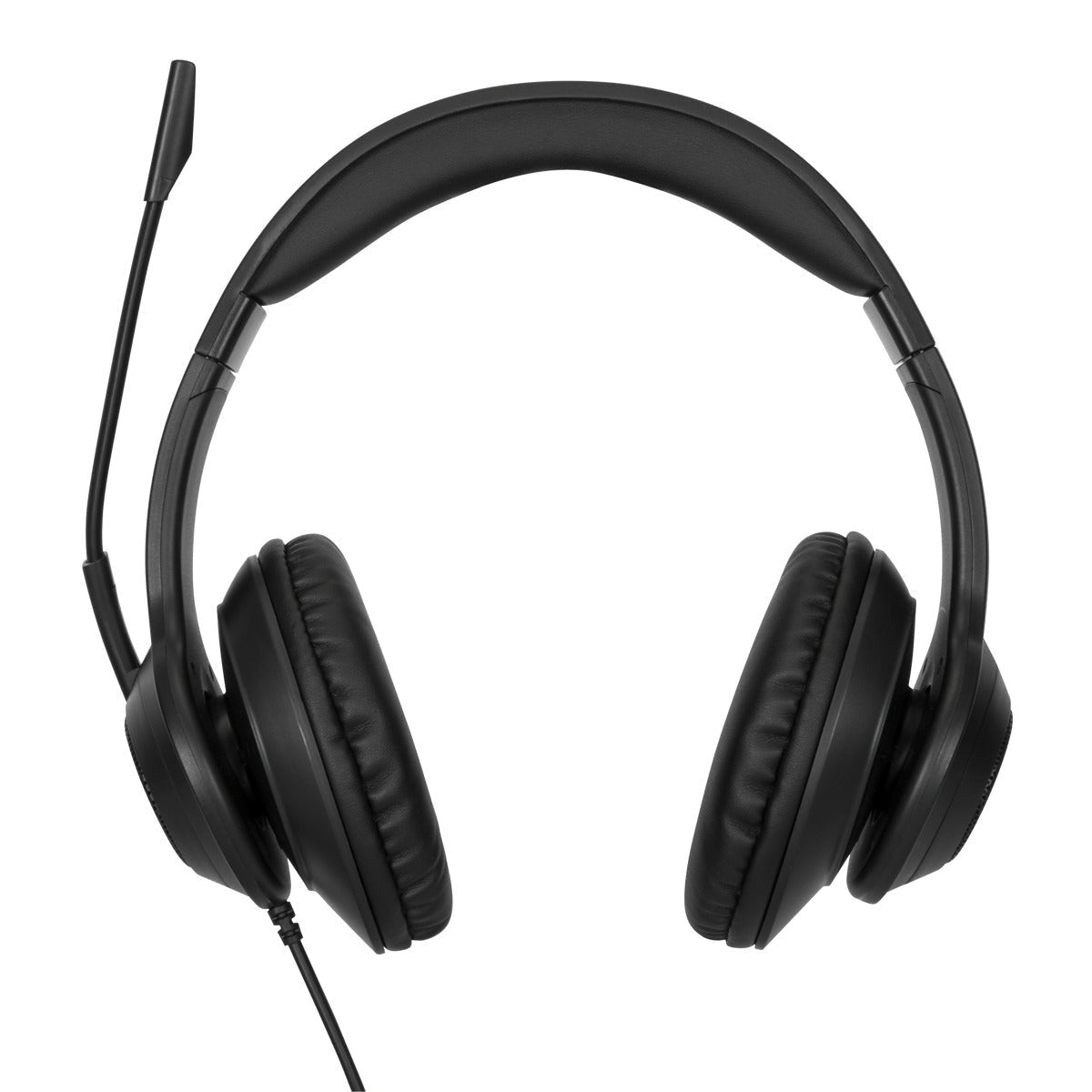 Targus AEH102GL - Micro-casque - sur-oreille - convertible - filaire - USB-A - isolation acoustique - noir