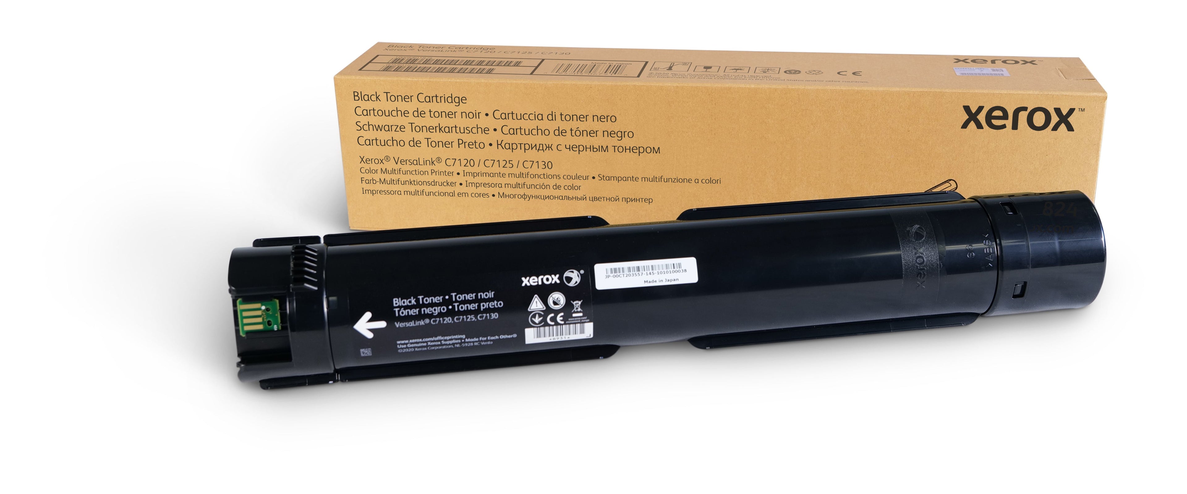 Xerox - Noir - original - cartouche de toner - pour VersaLink C7120, C7125, C7130