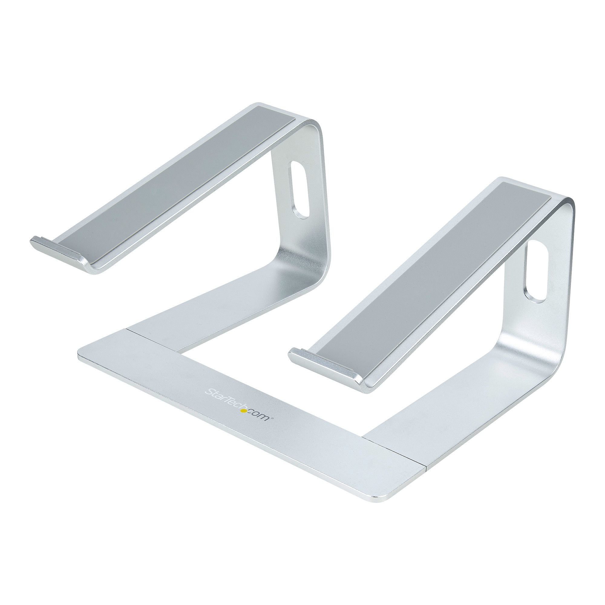 StarTech.com Support Ordinateur Portable (5kg) - Socle Ordinateur Portable en Aluminium, Argenté - Réhausseur PC pour MacBook Air/Pro, Dell XPS, Lenovo - Élévateur Ergonomique (LAPTOP-STAND-SILVER) - Support pour ordinateur portable - 13" - 17" - argent