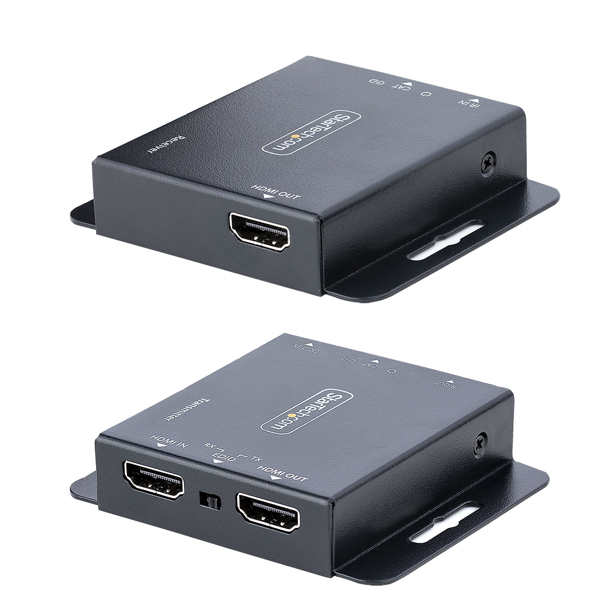 StarTech.com Rallonge HDMI Cat6/Cat5 - Extendeur HDMI/Vidéo 4K30Hz/39m ou 1080p/70m - Prolongateur HDMI sur Ethernet/RJ45 - Kit Émetteur Récepteur - Extension IR - Extender HDMI (EXTEND-HDMI-4K40C6P1) - Prolongateur audio/vidéo - HDMI - plus de CAT 5/6 -