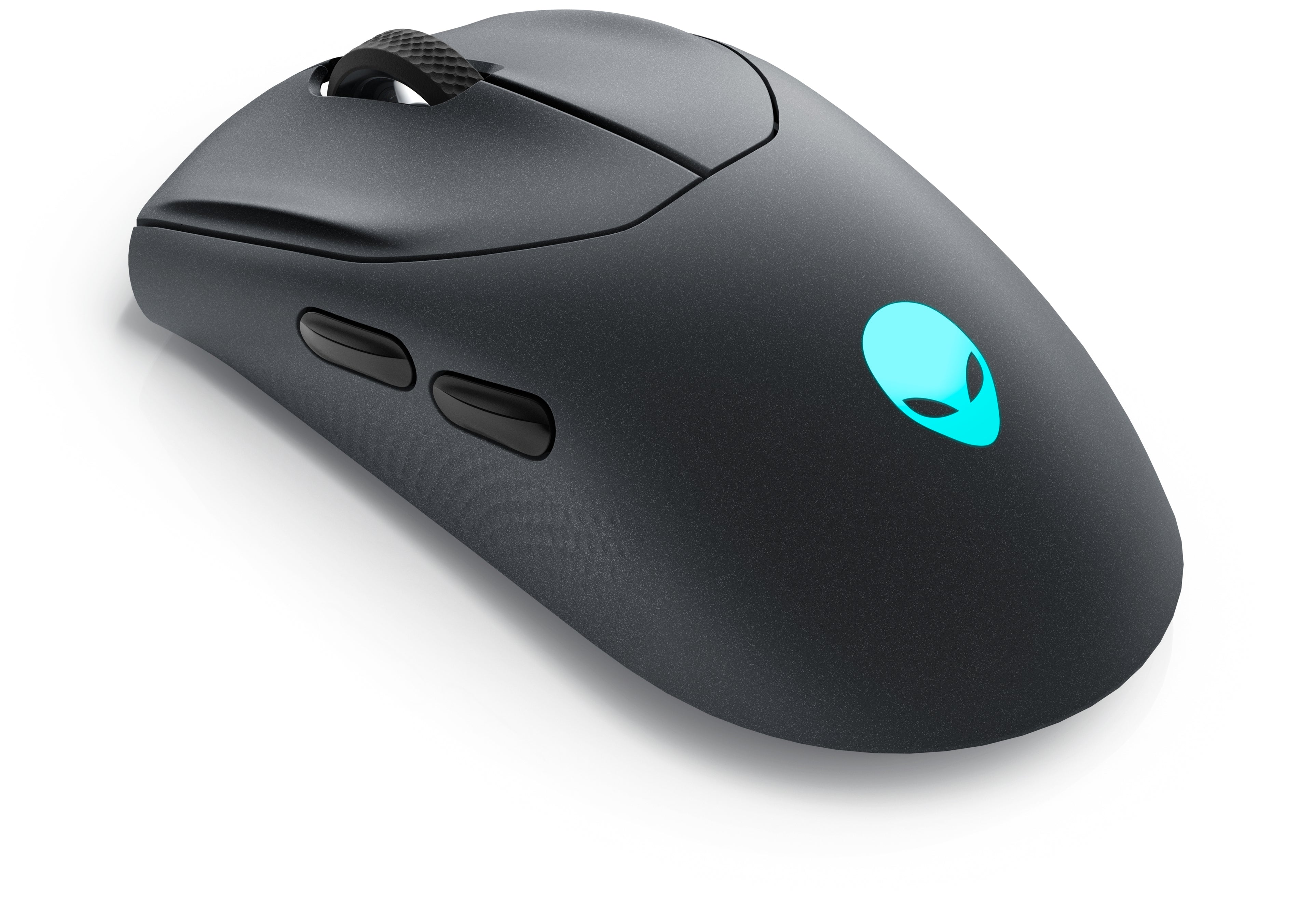 Alienware Tri-Mode Gaming Mouse AW720M - Souris - optique - 8 boutons - filaire, sans fil - USB, 2.4 GHz, Bluetooth 5.1 - Dark Side of the Moon (Noir) - Pour la vente au détail - boîte