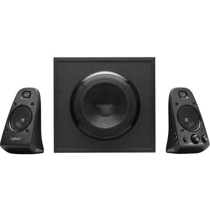Logitech Z-623 - Système de haut-parleur - pour PC - Canal 2.1 - 200 Watt (Totale)