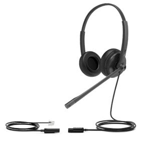 Casques avec Microphone Yealink YHS34 LITE DUAL Noir