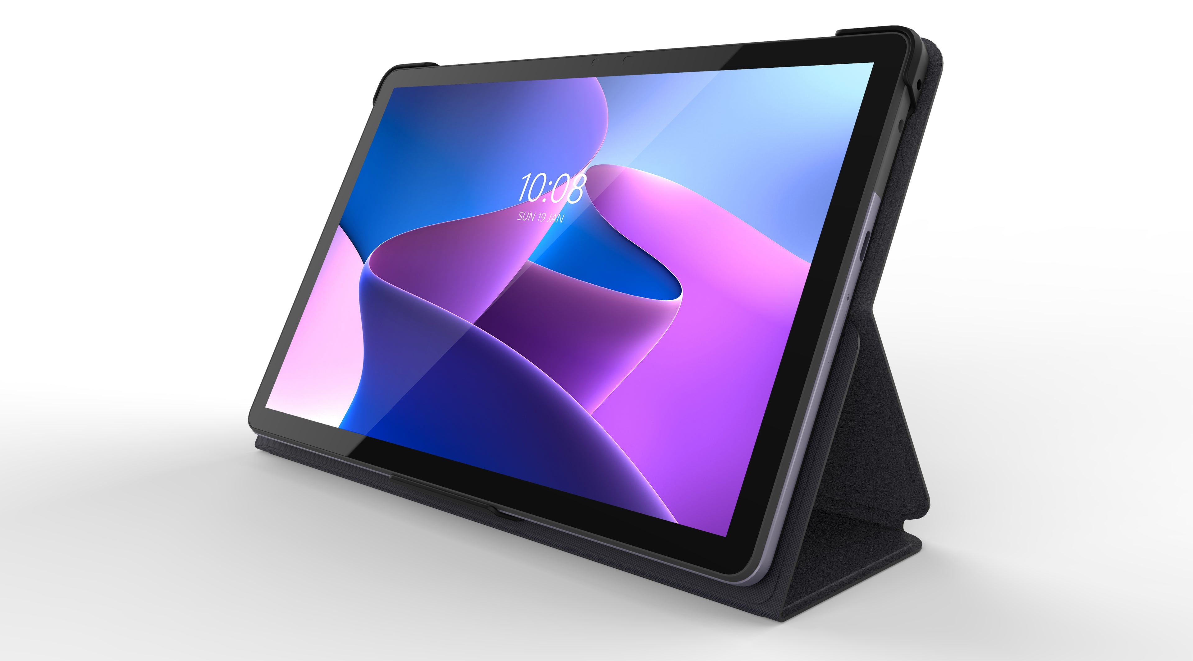 Étui de protection à rabat Lenovo pour Tab M10 V3 (Noir)