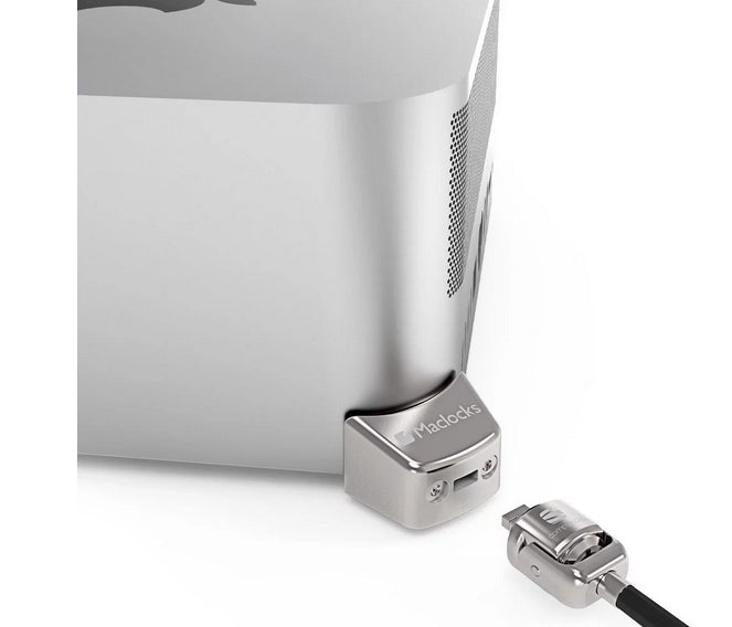 Compulocks Mac Studio Adaptateur antivol Ledge argenté - Adaptateur à fente de verrouillage pour la sécurité - pour Apple Mac Studio