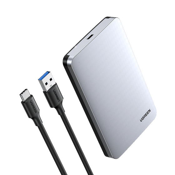 USB-C vers USB 3.0/HDD/SSD/2.5"SATA/6To/0.50m/Gris