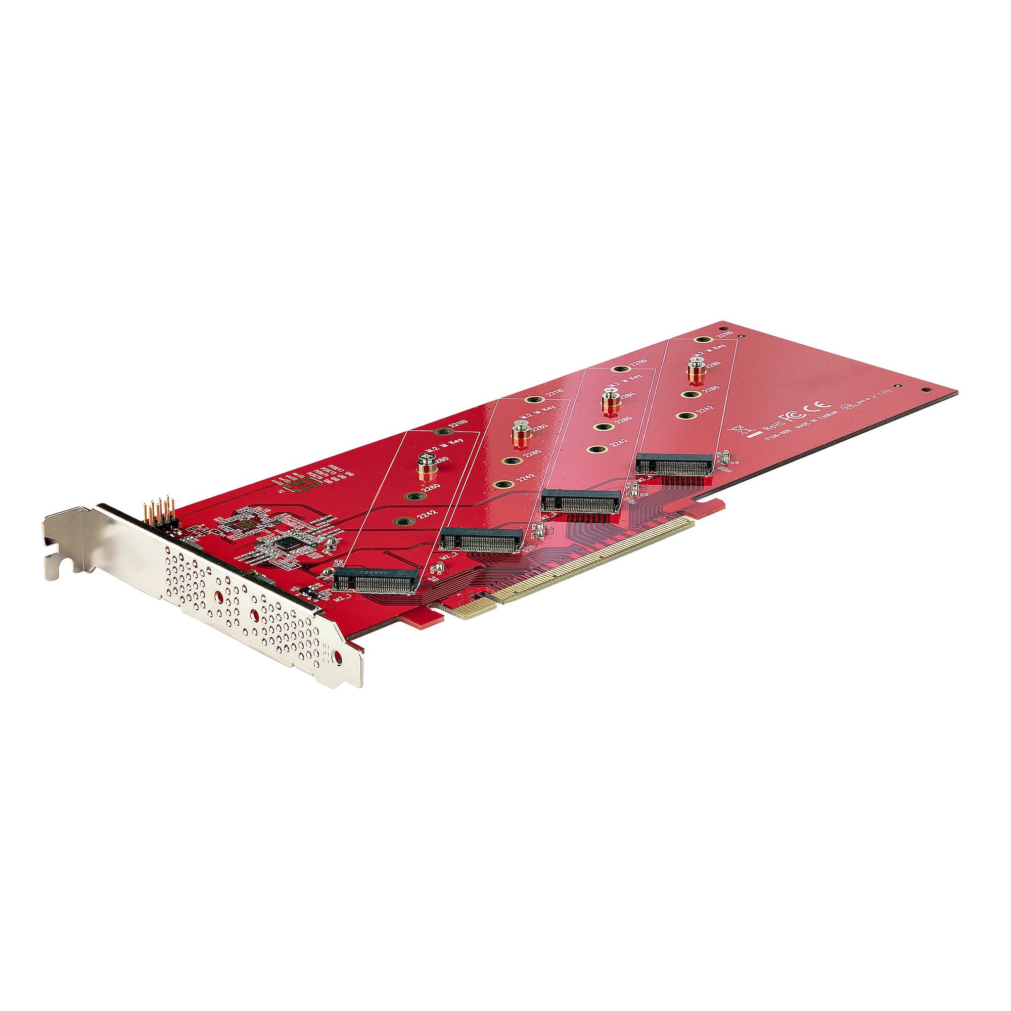 Carte PCI Startech QUAD-M2-PCIE-CARD-B