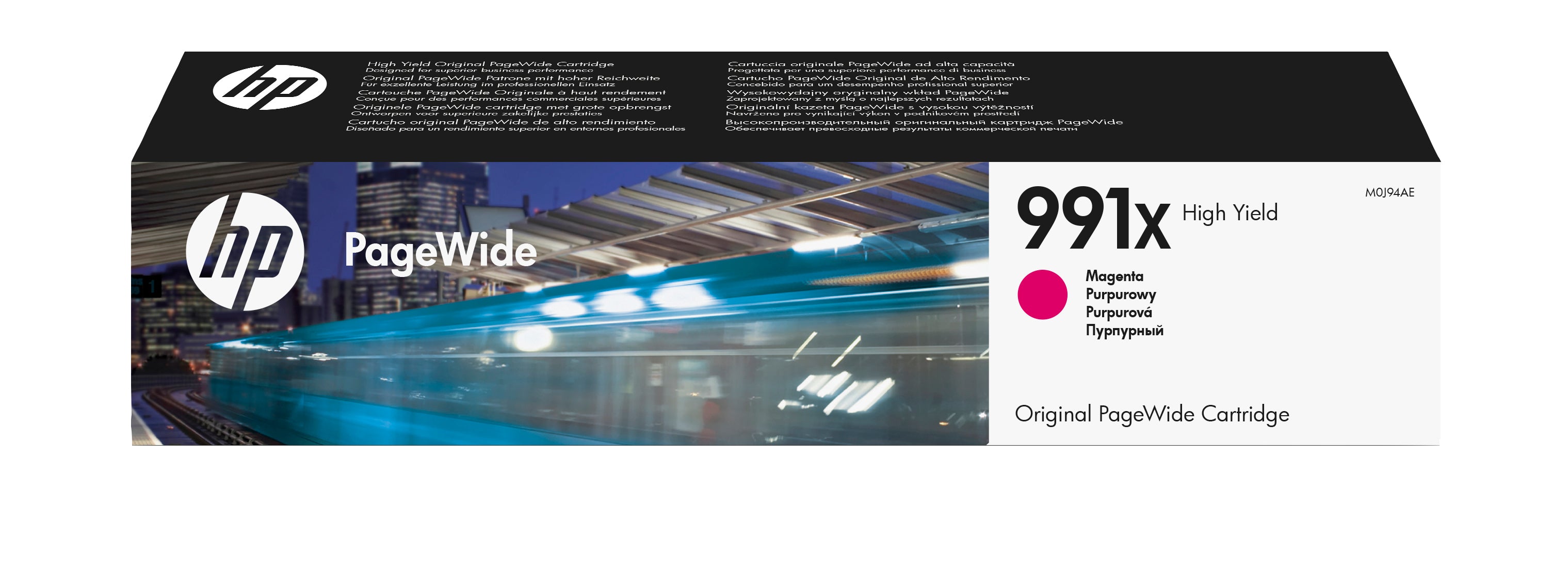 HP 991X - 187 ml - à rendement élevé - magenta - original - PageWide - cartouche d'encre - pour PageWide Color 755, PageWide Managed P77740, P77760, PageWide Pro 750, 772, 777