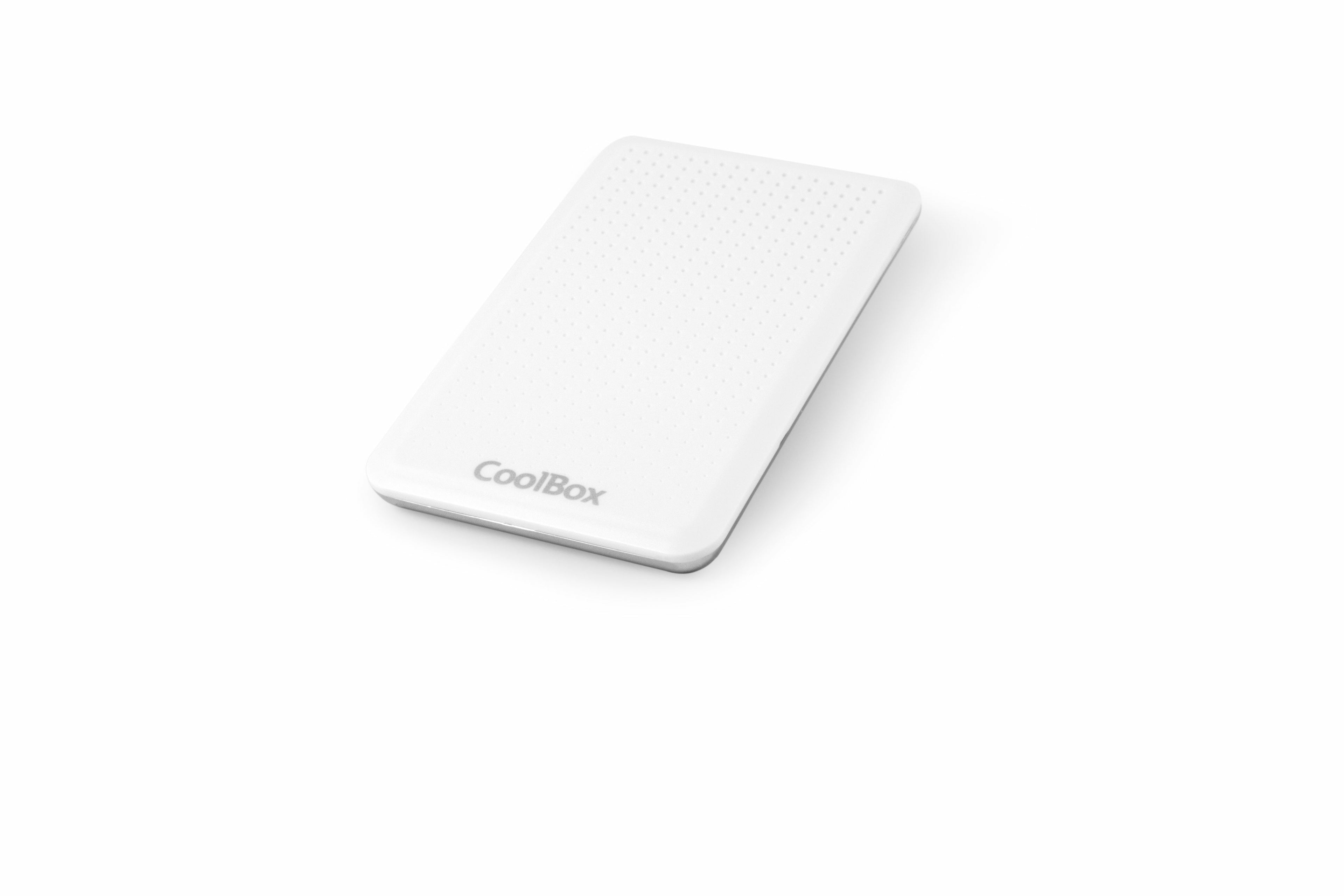 Boîtier pour disque dur CoolBox SlimChase M-2503 Blanc 2,5"