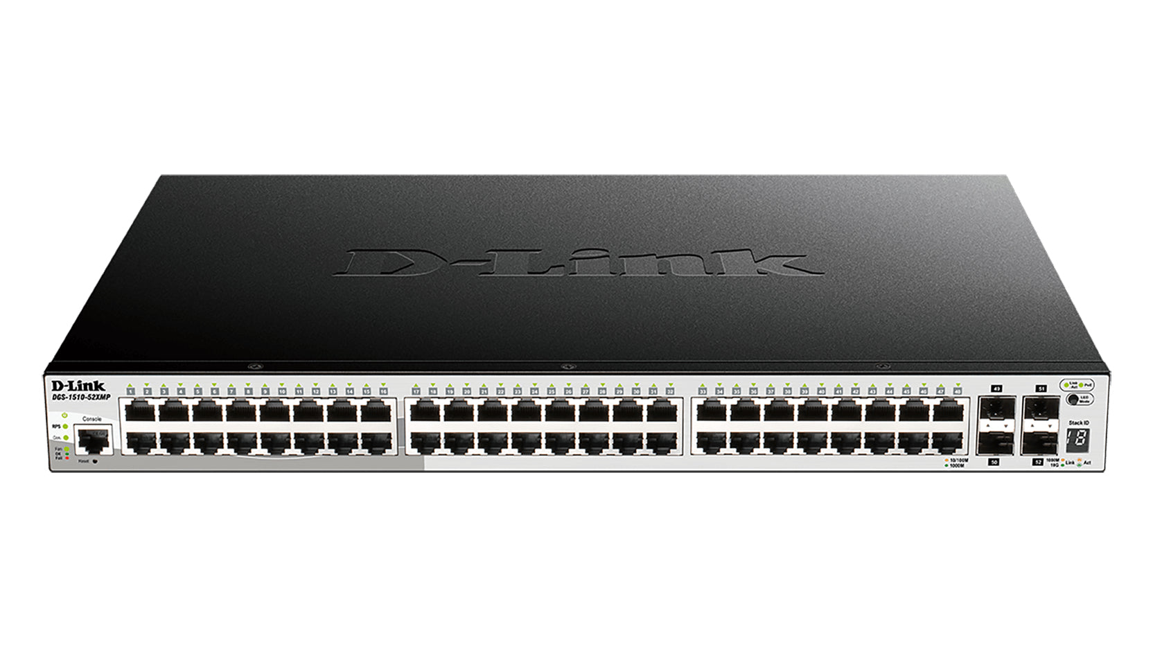 D-Link DGS 1510-20 - Commutateur - C3 - intelligent - 16 x 10/100/1000 + 2 x Gigabit SFP + 2 x 10 Gigabit SFP+ - de bureau, Montable sur rack