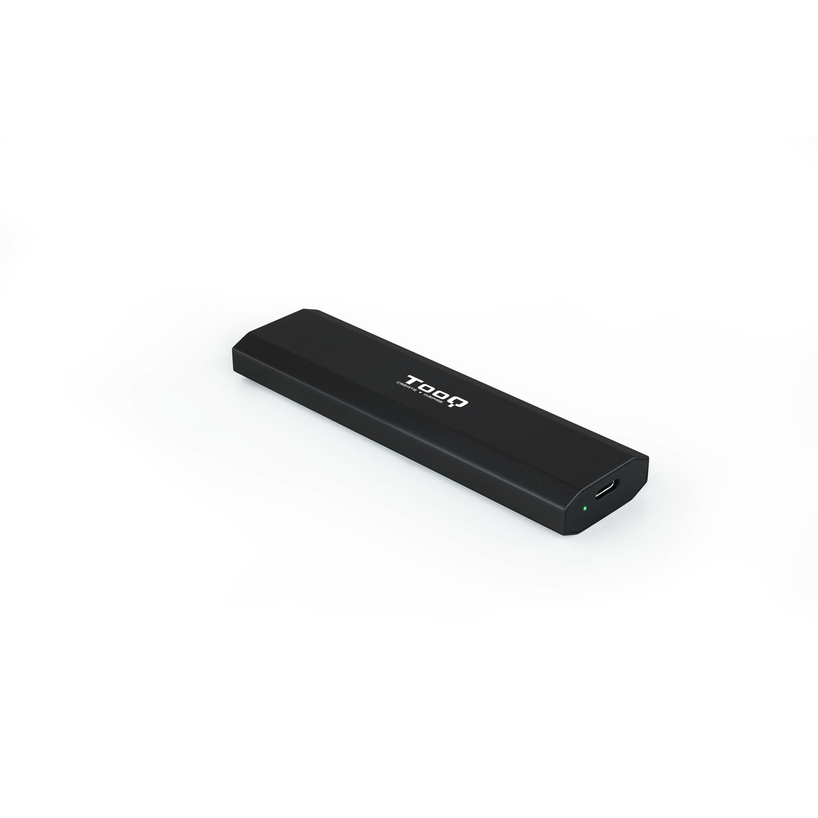 Boitier externe USB-C 3.2 Tooq Shura - S-ATA/NVMe M.2 Type 2280 (Noir)