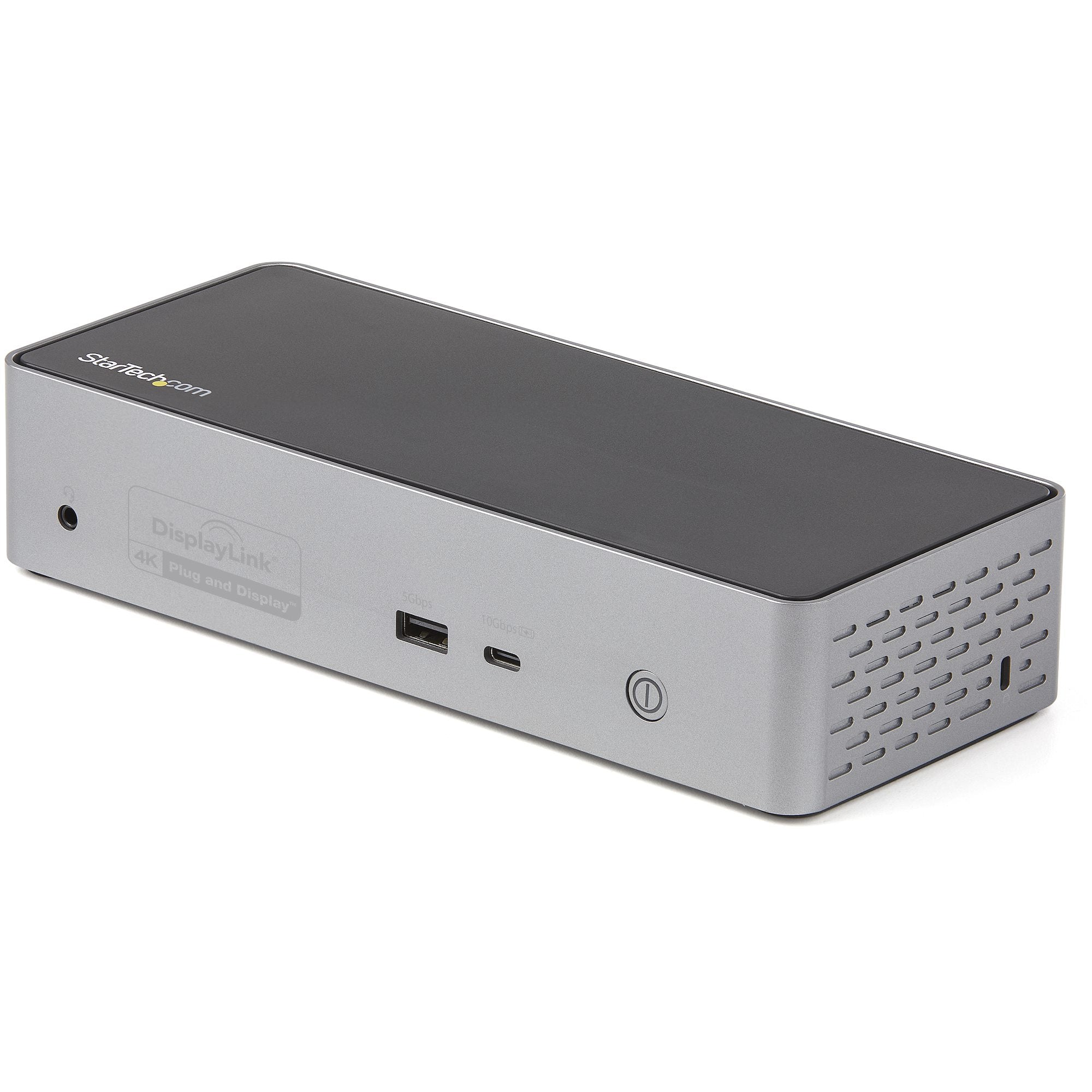 StarTech.com Dock USB-C - Quadruple Écran DP/HDMI - 1x USB-C & 3x USB-A - Station d'accueil - USB-C 3.2 Gen 2 / Thunderbolt 3 - 4 x DP, 4 x HDMI - 1GbE