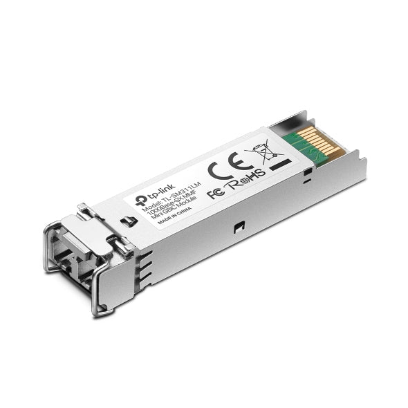 TP-Link TL-SM311LM V4 - Module transmetteur SFP (mini-GBIC) - 1GbE - 1000Base-SX - LC/UPC multimode - jusqu'à 550 m - 850 nm
