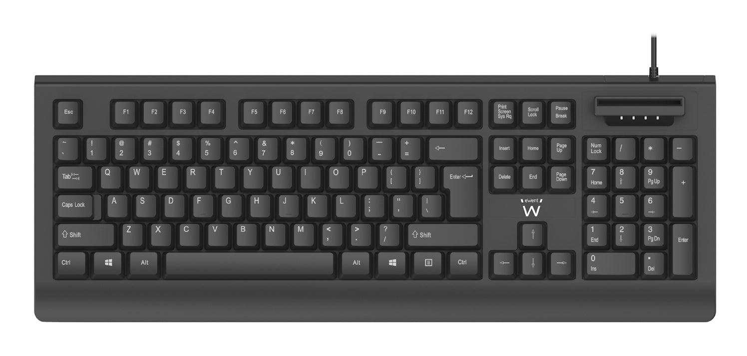 Clavier Ewent EW3286 Noir Espagnol Qwerty QWERTY