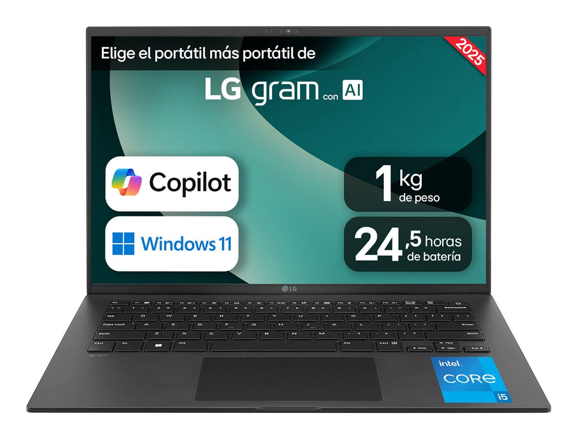 Ordinateur Portable LG 14Z90RU-G.AP55B 14" 16 GB RAM 512 GB SSD Espagnol Qwerty i5-1334U Windows 11 Pro