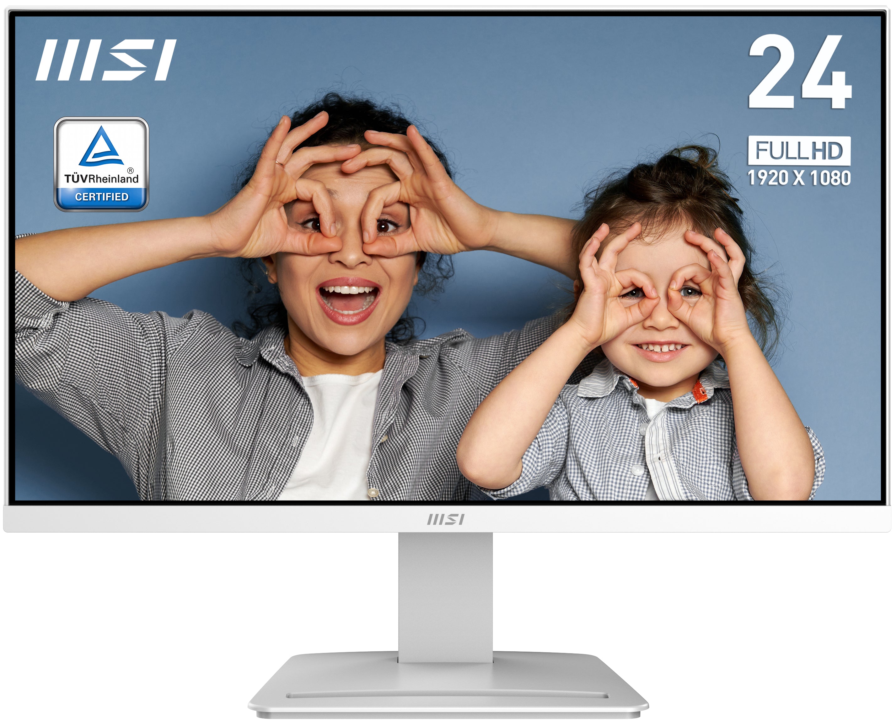 Ecran 24" MSI Pro MP2412W  Full HD 100Hz (Blanc)