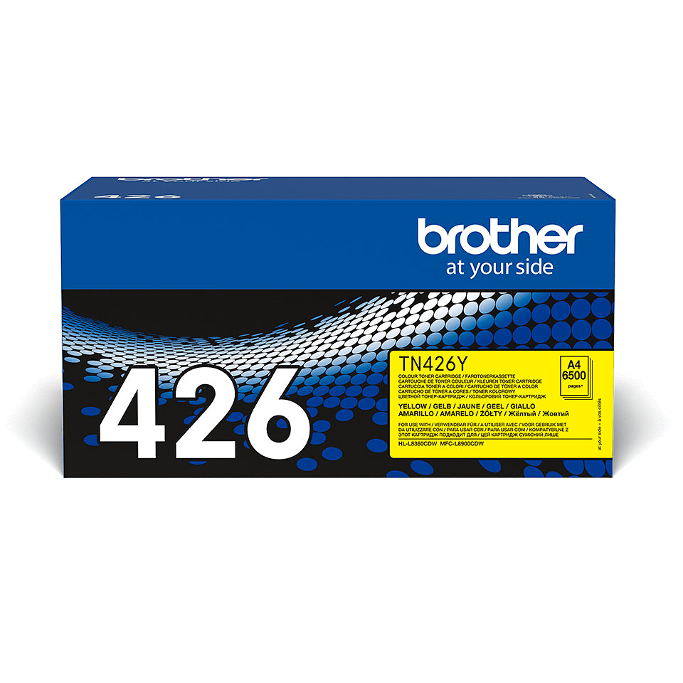 Brother TN426Y - Super Jumbo - jaune - original - cartouche de toner - pour Brother HL-L8360CDW, MFC-L8900CDW