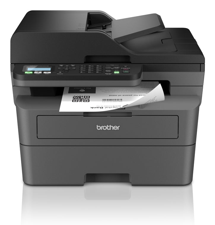 Brother MFC-L2800DW - Imprimante multifonctions - Noir et blanc - laser - A4/Legal (support) - jusqu'à 32 ppm (copie) - jusqu'à 32 ppm (impression) - 250 feuilles - 33.6 Kbits/s - USB 2.0, LAN, Wi-Fi(n)