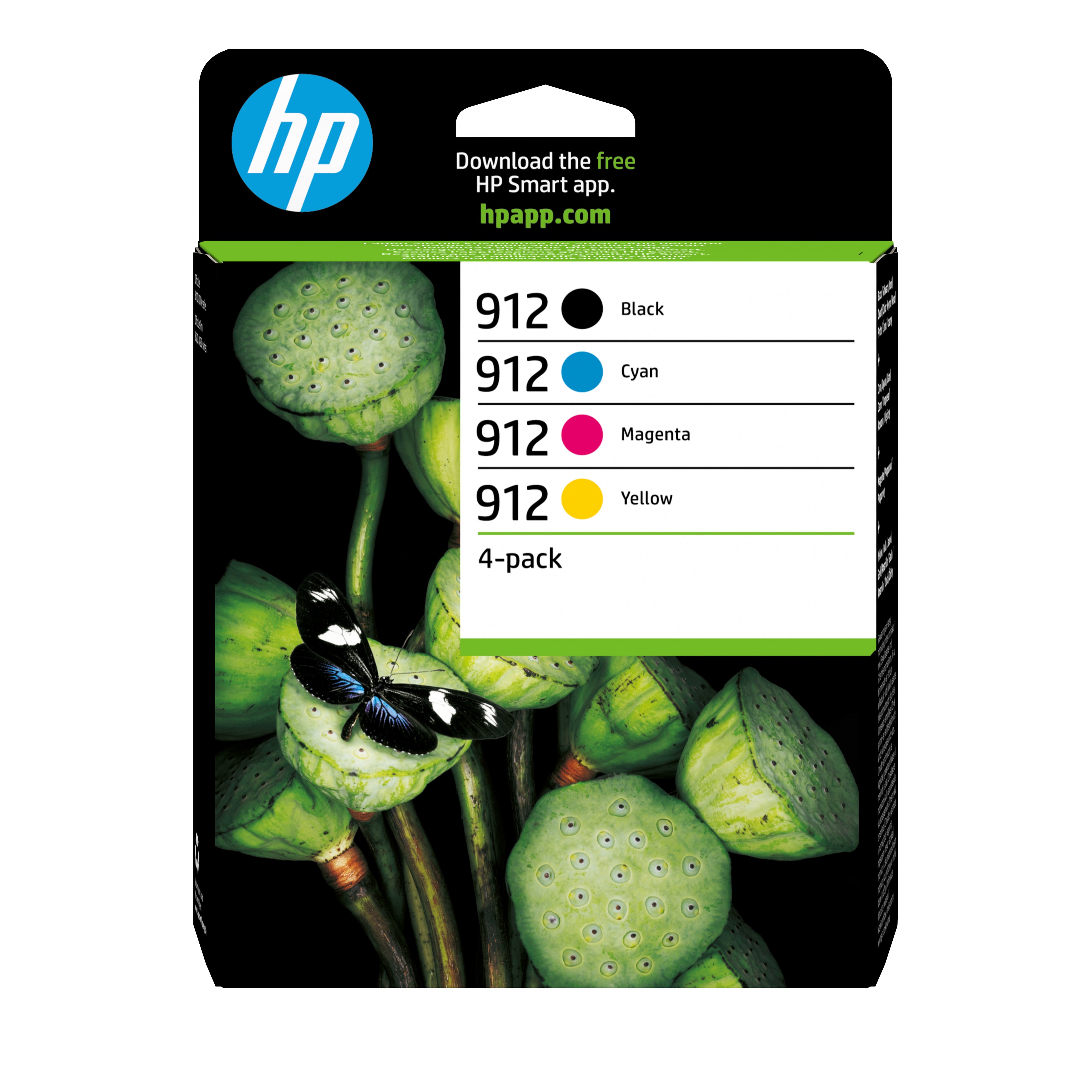 Cartouche d'encre originale HP Paquete de 4 cartuchos de tinta Original HP 912 negro/cian/magenta/amarillo Multicouleur