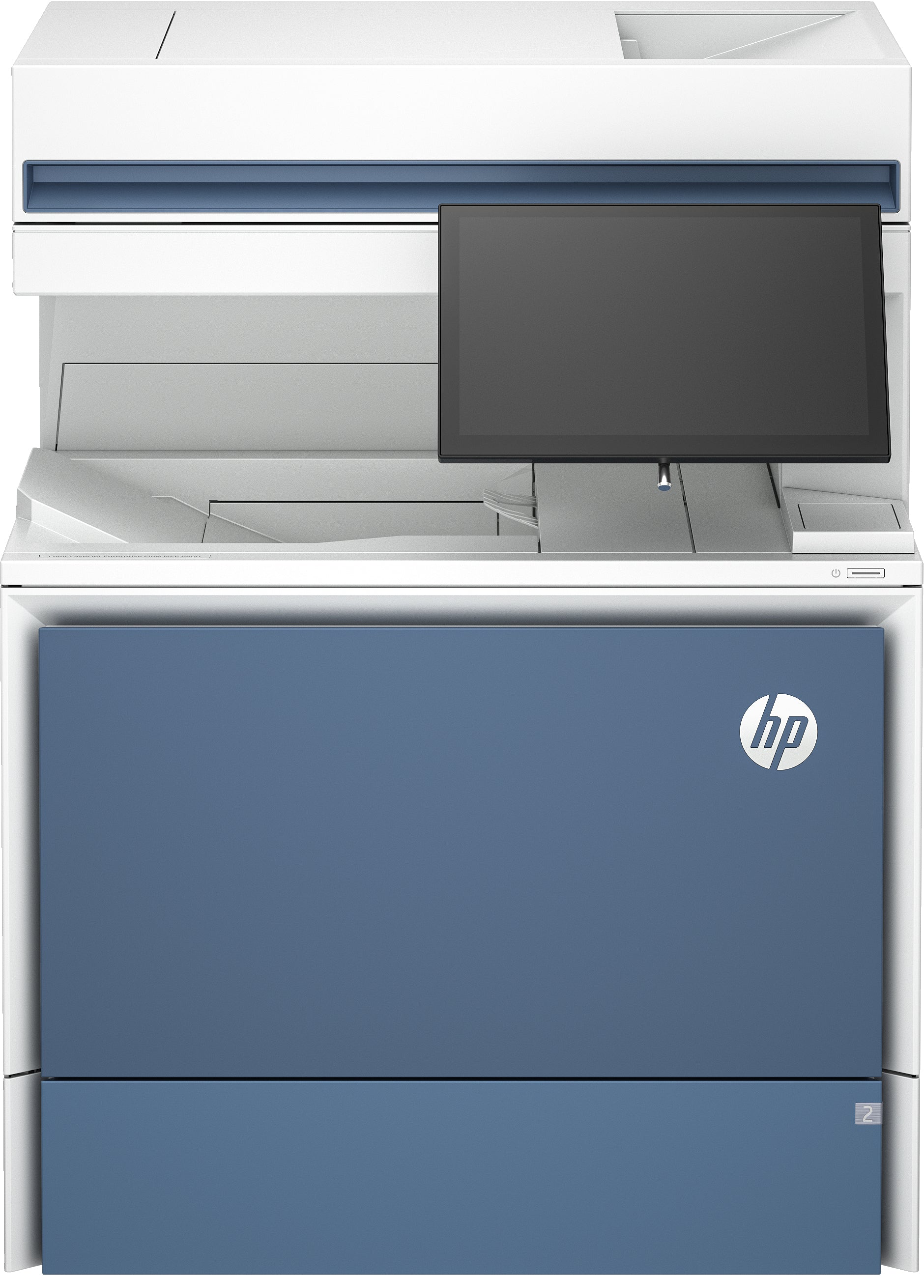 HP LaserJet Enterprise Flow MFP 6800zf - Imprimante multifonctions - couleur - laser - Legal (216 x 356 mm) (original) - A4/Legal (support) - jusqu'à 52 ppm (copie) - jusqu'à 52 ppm (impression) - 650 feuilles - 33.6 Kbits/s - Gigabit LAN, hôte USB 2.0, U