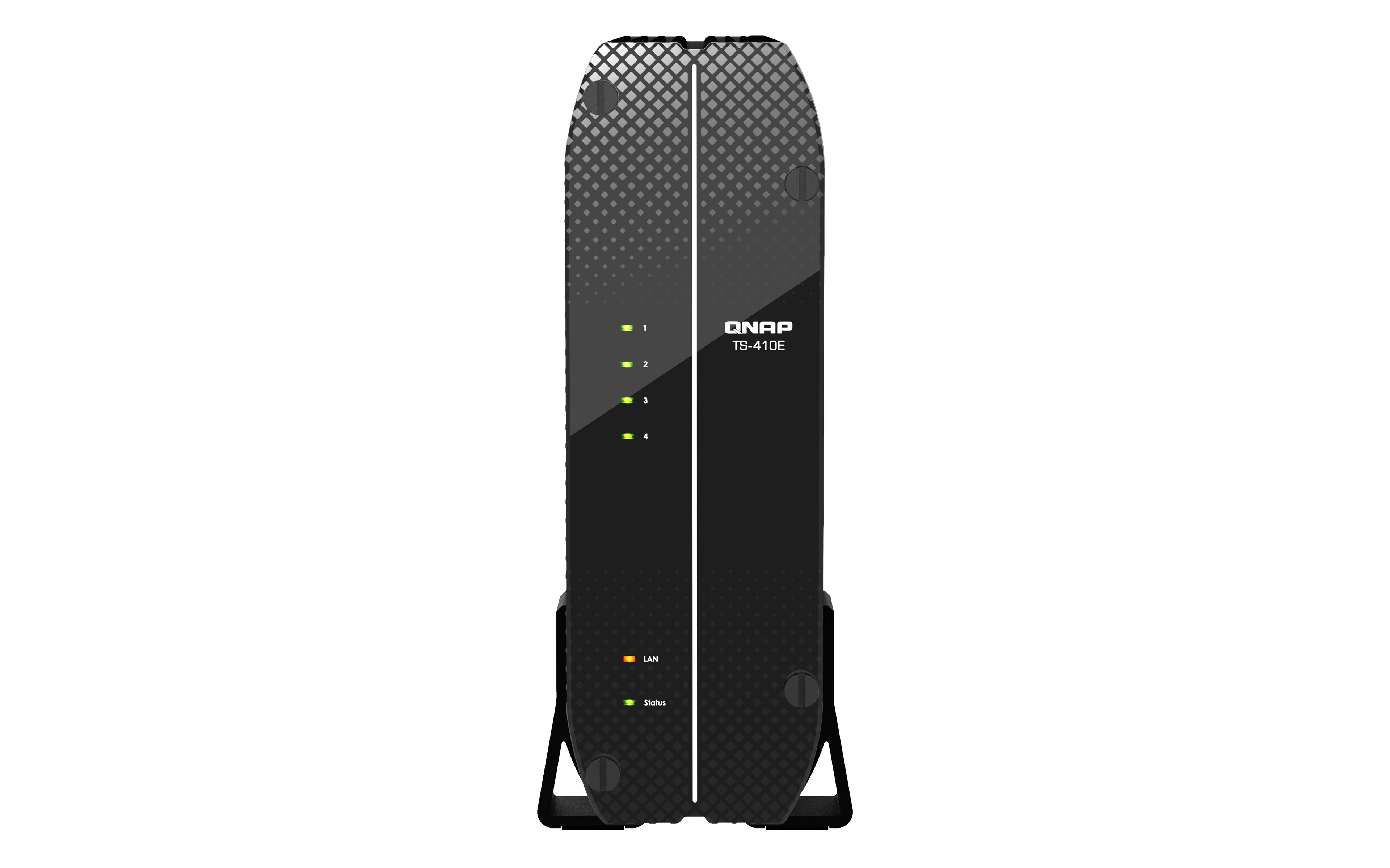QNAP TS-410E - Serveur NAS - 4 Baies - SATA 6Gb/s - RAID 0, 1, 5, 6, 10, 50, 60, JBOD - RAM 8 Go - Gigabit Ethernet / 2.5 Gigabit Ethernet - iSCSI support