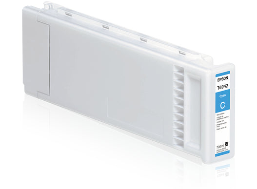 Epson T6942 - 700 ml - cyan - original - cartouche d'encre - pour SureColor SC-T3000, SC-T3000 POS, SC-T5000, SC-T5000 POS, SC-T5200, SC-T7000, SC-T7000 POS