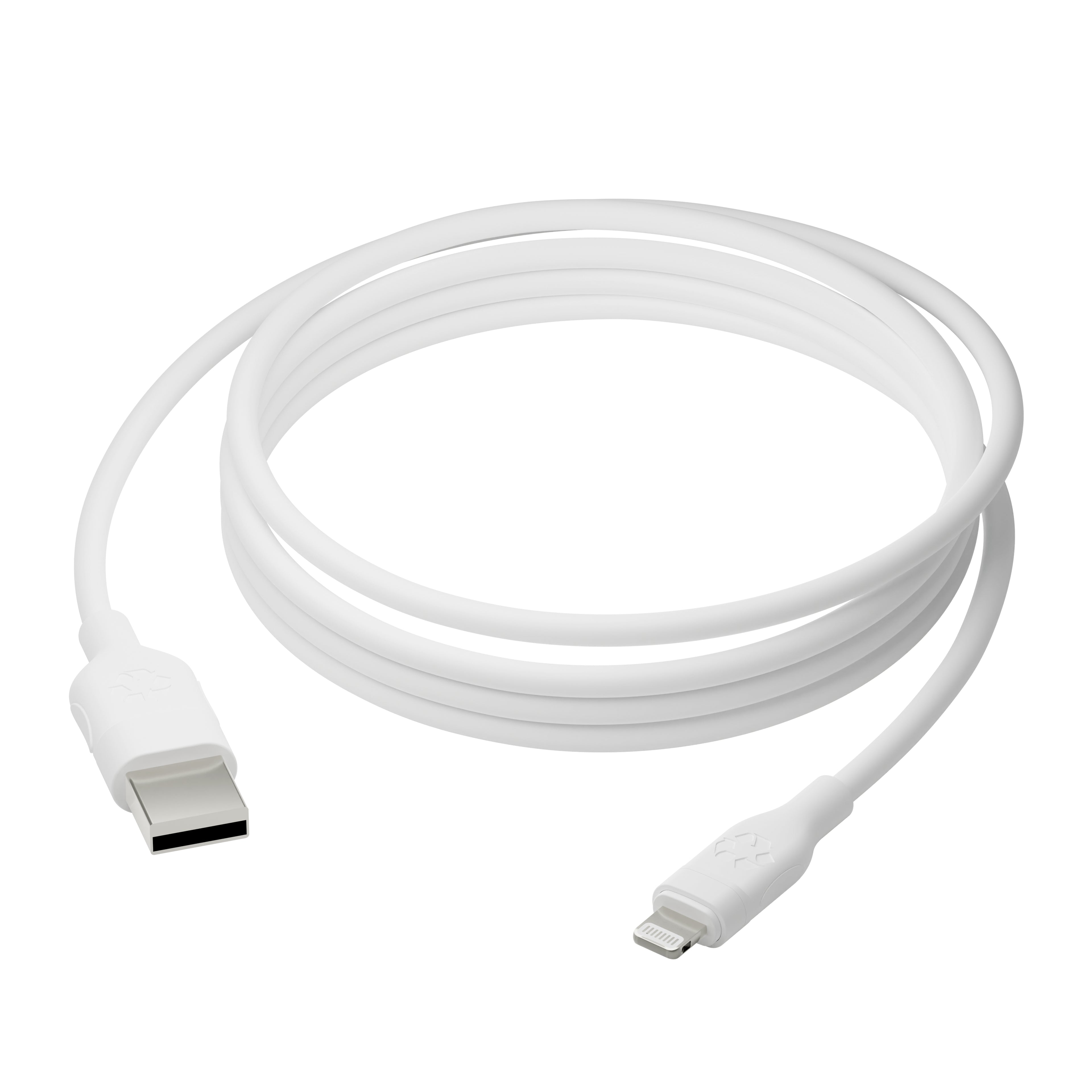 dbramante1928 re-charge - Câble Lightning - USB mâle pour Lightning mâle - 2.5 m - plastique recyclé à 100 %