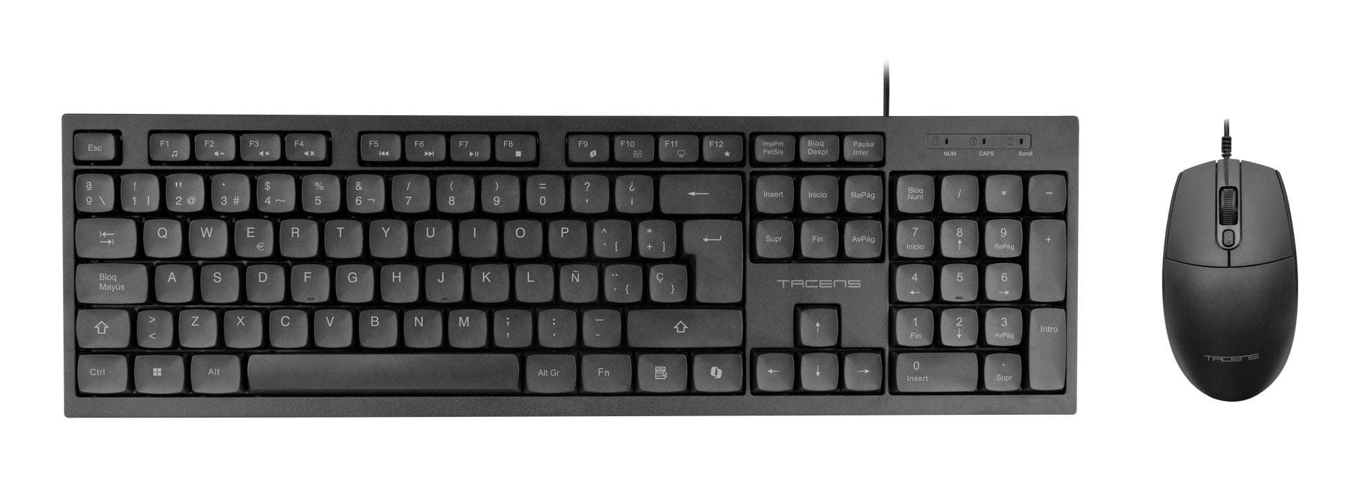 Clavier numérique Tacens ACP02ES Noir