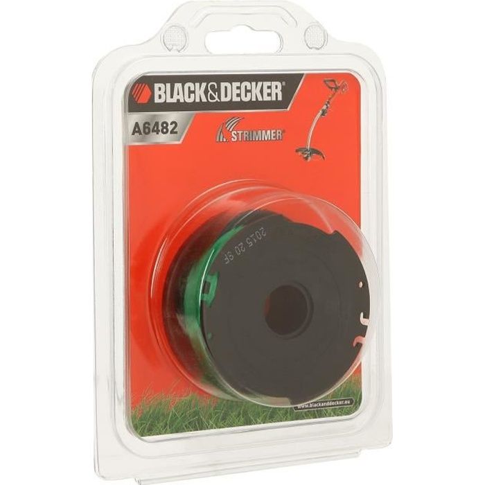 Bobine de fil Black & Decker A6482-XJ Noir Nylon