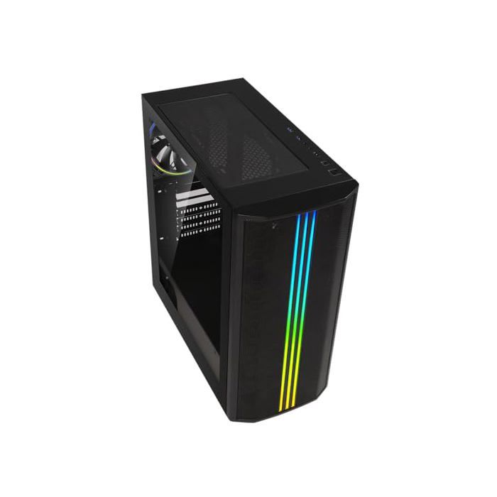 Boîtier ATX semi-tour BitFenix Saber Mesh FRGB Noir