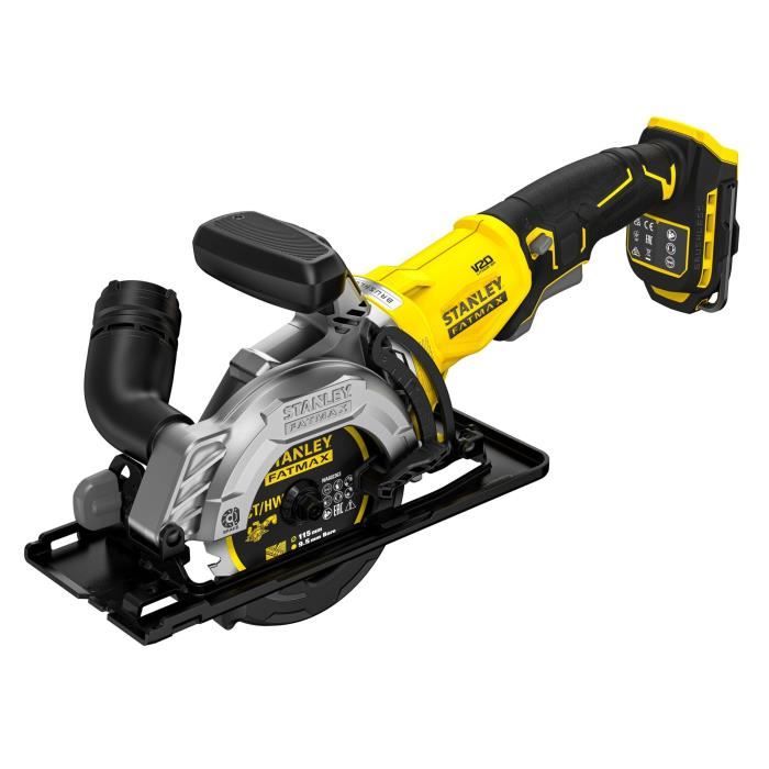 Scie circulaire sans fil - Stanley Fatmax - Brushless - SFMCS515B-XJ - 18V - profondeur de coupe 38mm