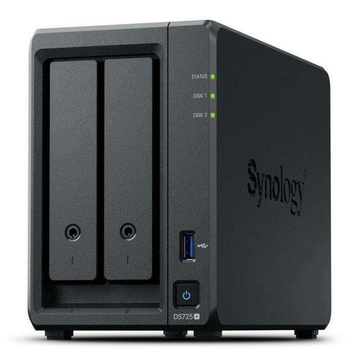 Stockage en Réseau NAS Synology DS225P+ Noir Intel Celeron J4125