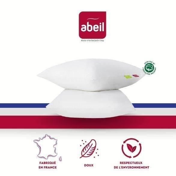 Jeu de 2 coussins Abeil Blanc 60 x 60 cm (2 Unités)
