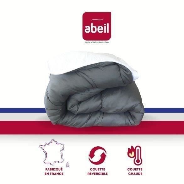 Remplissage de couette Abeil Blanc Gris Blanc/Gris 350 g/m² 200 x 200 cm