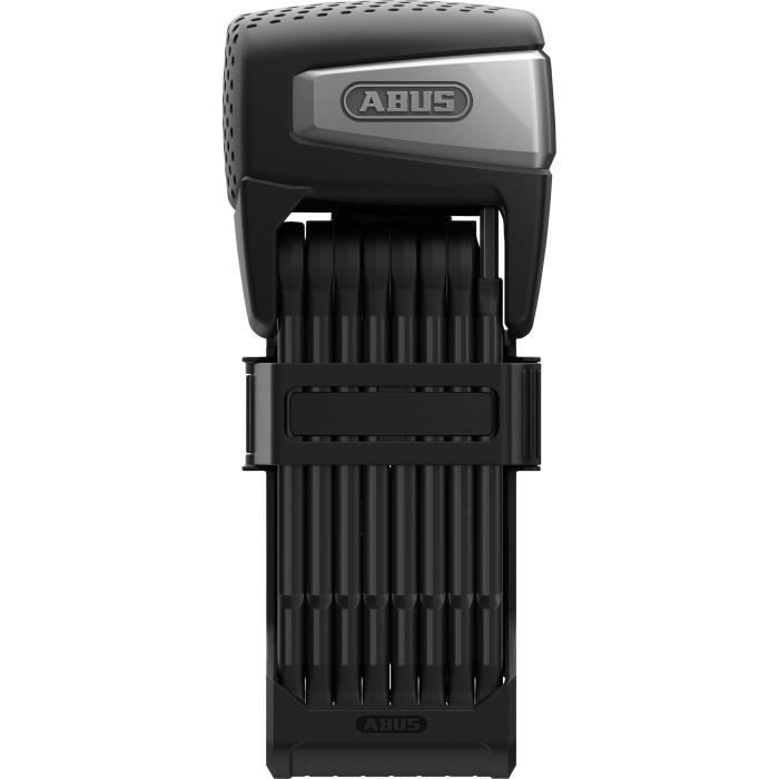 Antivol pliable - ABUS - BORDO ONE 6500A/110 - Support SH - Noir