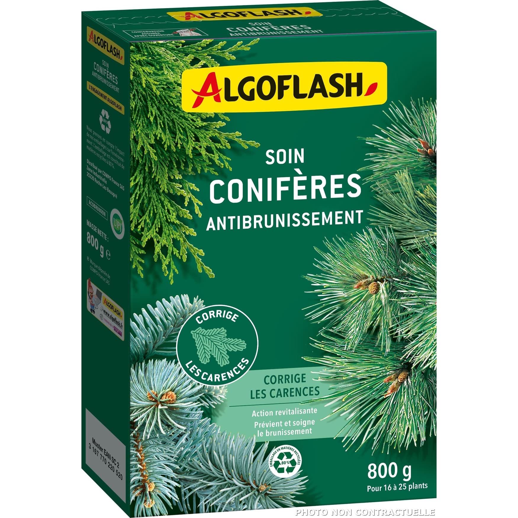 Soin coniferes - ALGOFLASH - Anti-brunissement - 800 g